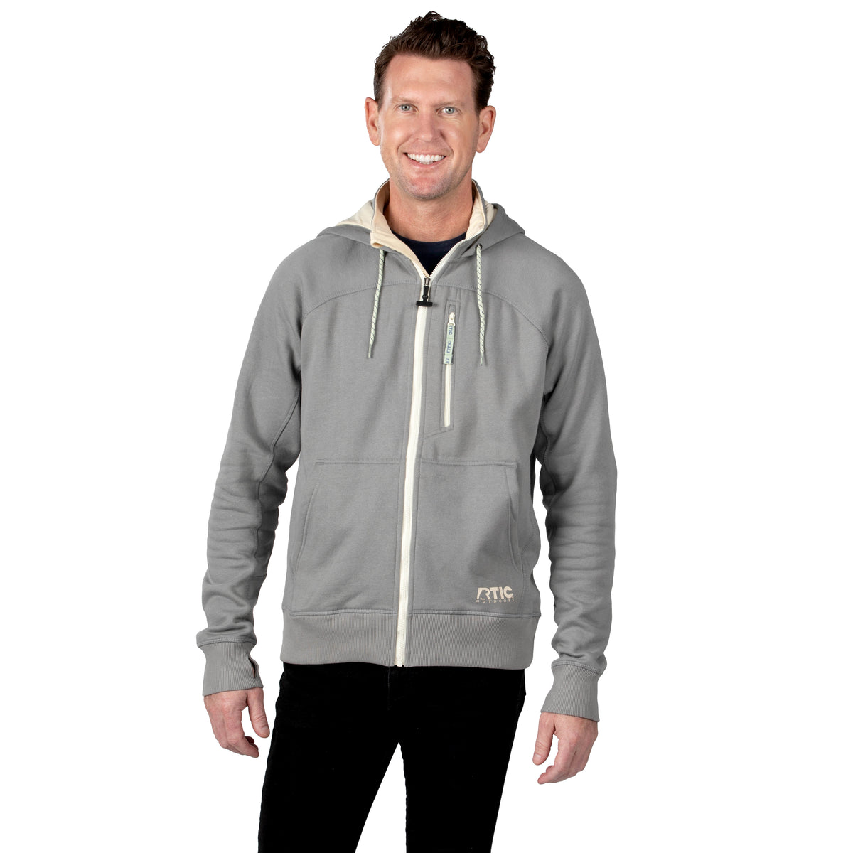 Men's Water-Repellent Full-Zip Hoodie image 4
